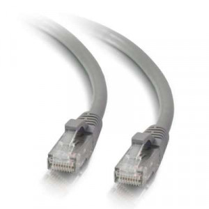 C2G - Patch cable - RJ-45 (M) to RJ-45 (M) - 1 m - UTP - CAT 6 - booted, snagless - grey
